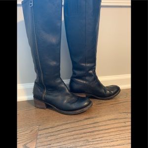 Size 7 lucky brand leather boots.